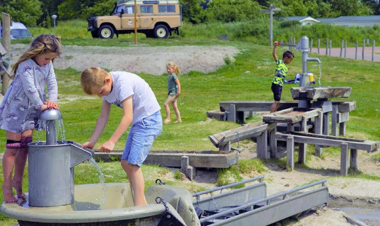 Chalet Op Camping Lauwersoog Met 3 Slaapkamers En Vaatwasser - Joycasa Extérieur photo
